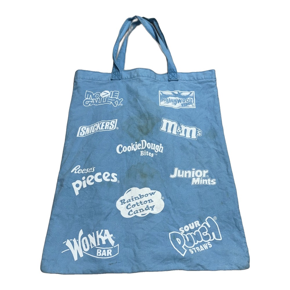 Movie Gallery Hollywood Video Vintage Candy Tote Bag Blue